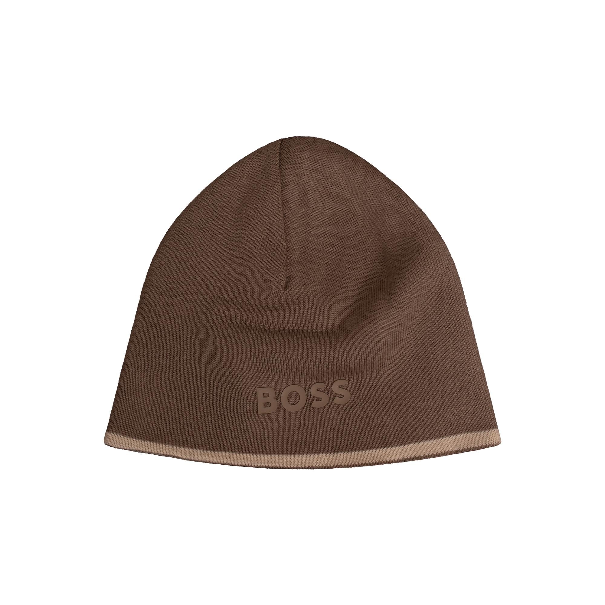 Boss Arev_Beanie Hat Taupe